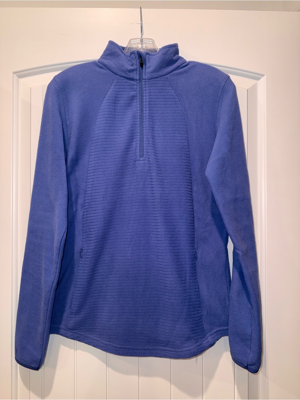 bcg Women's Purple Half-Zip Fleece Pullover